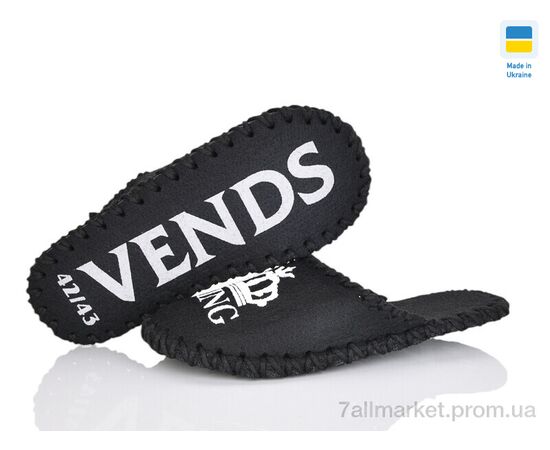 Тапки чоловічі домашні Весна/осінь 311M чорний (9 пар р.40-45) "Active" недорого оптом від прямого постачальника, зображення 3