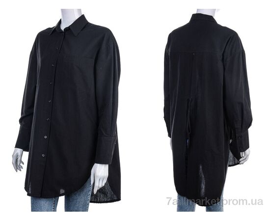 Сорочка жіноча Літо 2157 black (3 шт. р.сіткаXS-M) "Vande Grouff" недорого оптом від прямого постачальника, зображення 3