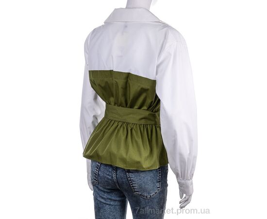 Сорочка жіноча Весна/осінь 202260 khaki (2 шт. р.сітка36-38) "Vande Grouff" недорого оптом від прямого постачальника, зображення 2