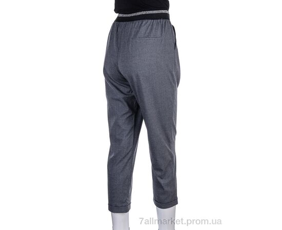 Жіночі брюки Весна/осінь 1002 grey (2 шт. р.сітка38-42) "Vande Grouff" недорого оптом від прямого постачальника, зображення 2
