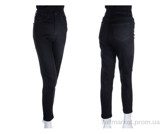 Джинси жіночі Весна/осінь 536 black (5 шт. р.сітка25-29) "Vande Grouff" недорого оптом від прямого постачальника, зображення 3