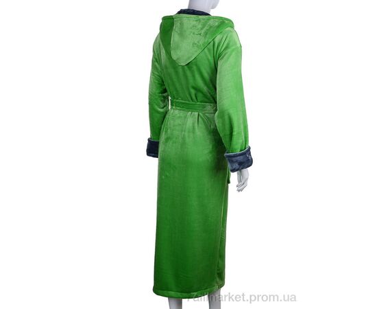 Халат жіночий Весна/осінь 100011 l.green (4 шт. р.сіткаS-XL) "Ledi-Sharm" недорого оптом від прямого постачальника, зображення 2