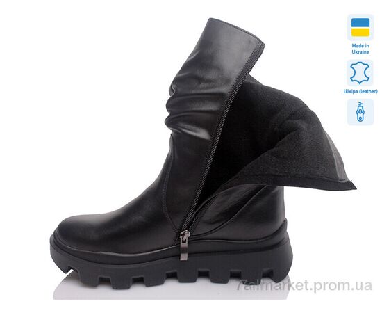Черевики жіночі стильні Весна/осінь Prime ЛИКА 0121 чорний (6 пар р.36-40) "Prime-Opt" недорого оптом від прямого постачальника, зображення 2