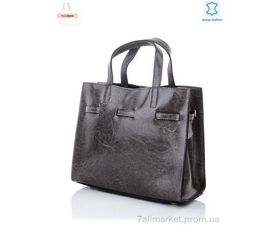 Жіноча сумка 6607 grey 22*26*8 см, "YourStore" недорого оптом від прямого постачальника, зображення 2