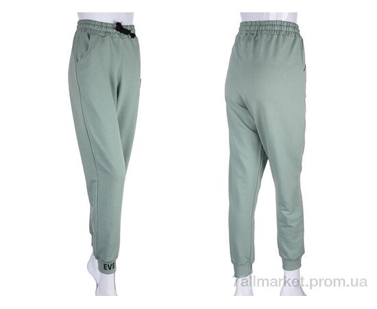 Спортивні штани жіночі Весна/осінь 17-8002-0 green Батал (2 шт. р.сіткаL-2XL) "Red Hat" недорого оптом від прямого постачальника, зображення 3