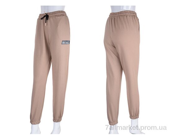 Спортивні штани жіночі Весна/осінь 17-8000-1 beige (4 шт. р.сіткаS-XL) "Red Hat" недорого оптом від прямого постачальника, зображення 3