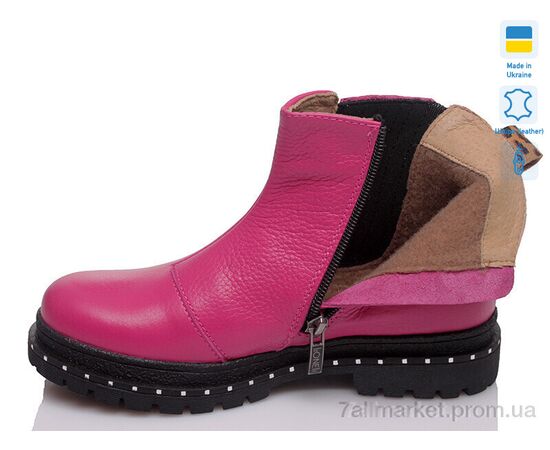 Фотография Ботинки детские удобные Весна/осень Prime D-5001-16 рожевий (8 пар р.33-36) "Prime-Opt" недорого оптом от прямого поставщика, изображение 2