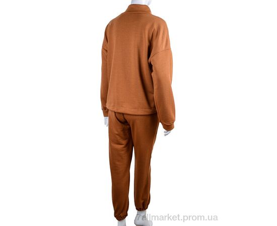 Спортивний костюм жіночий Весна/осінь 20-11 рудий (3 шт. р.сіткаS-XL) "Di.Va" недорого оптом від прямого постачальника, зображення 2