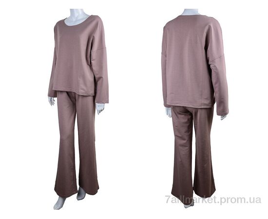 Спортивний костюм жіночий Весна/осінь 17-07 моко (3 шт. р.сіткаS-L) "Di.Va" недорого оптом від прямого постачальника, зображення 3