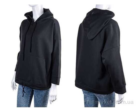 Батник жіночий Весна/осінь 777 чорний (3 шт. р.сіткаS-XL) "Di.Va" недорого оптом від прямого постачальника, зображення 3