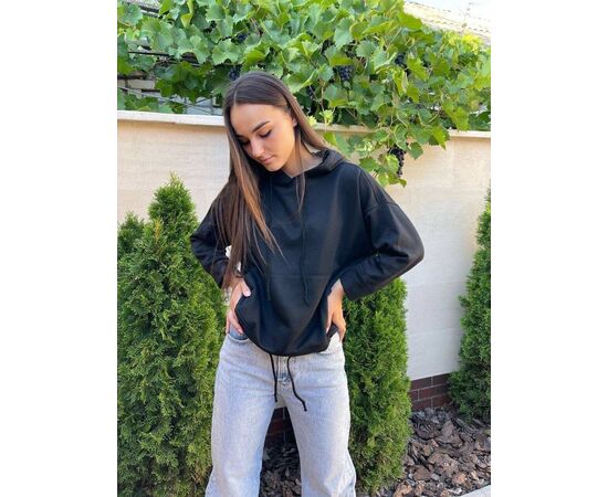 Батник жіночий Весна/осінь 777 чорний (3 шт. р.сіткаS-XL) "Di.Va" недорого оптом від прямого постачальника, зображення 4