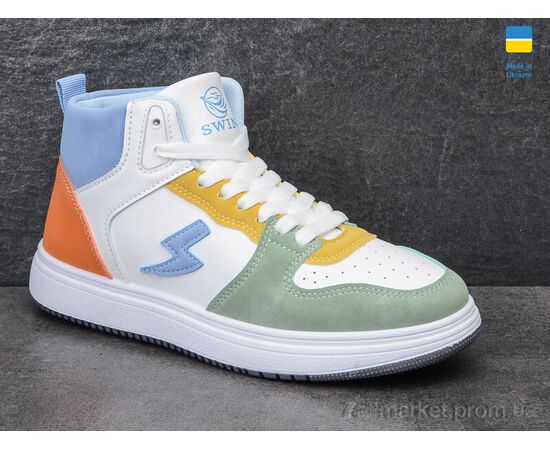 Фотография Кроссовки женские модные Весна/осень 1610-4 (8 пар р.36-41) "Swin" недорого оптом от прямого поставщика, изображение 2