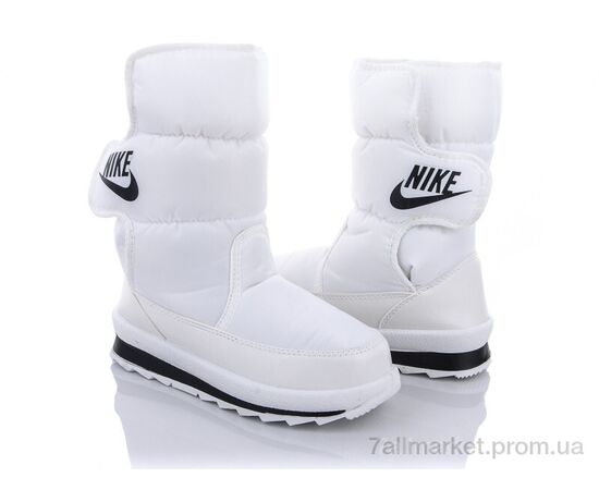 Дутики жіночі утеплені Зима 112-8 Nk бiл б/п (8 пар р.37-41) "Selena" недорого оптом від прямого постачальника, зображення 2