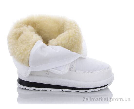 Дутики жіночі утеплені Зима 112-8 Nk бiл б/п (8 пар р.37-41) "Selena" недорого оптом від прямого постачальника, зображення 3