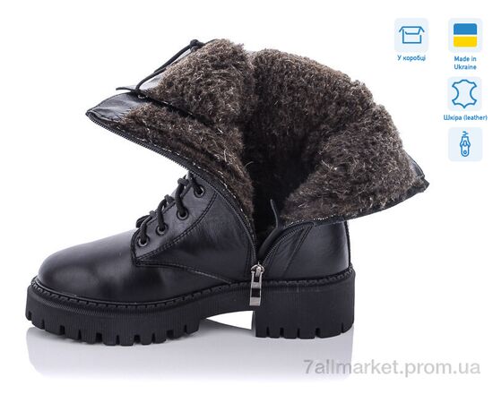 Фотография Ботинки женские стильные зима 1350-12 (8 пар р.36-40) "Fat Fox-Tamei" недорого оптом от прямого поставщика, изображение 2