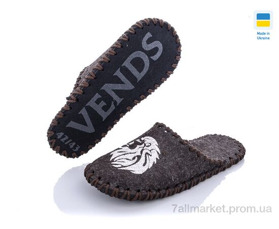 Тапки чоловічі домашні Весна/осінь 309М коричневий (9 пар р.40-45) "Active" недорого оптом від прямого постачальника, зображення 2