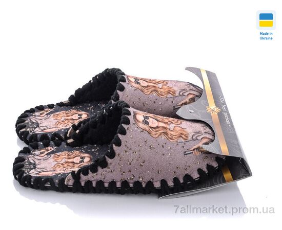 Тапки жіночі для будинку Весна/осінь 5-147 бузковий (10 пар р.36-41) "Active" недорого оптом від прямого постачальника, зображення 3