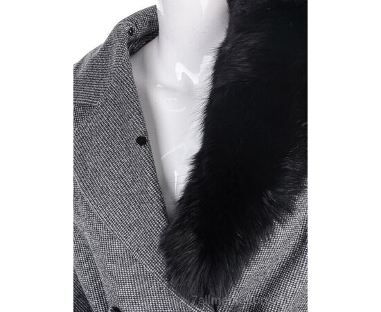 Фотография Пальто женское Зима 775 grey (5 шт. р.сетка S-2XL) "Мир" недорого оптом от прямого поставщика, изображение 4