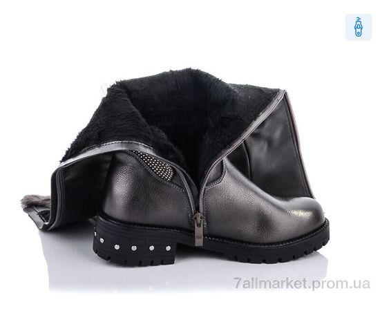 Фотография Сапоги детские красивые зима ALR04-4 (8 пар р.34-38) "SANLIN" недорого оптом от прямого поставщика, изображение 2