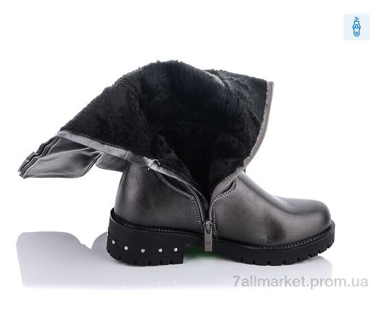 Фотография Сапоги детские красивые зима ALR03-4 (8 пар р.34-38) "SANLIN" недорого оптом от прямого поставщика, изображение 3