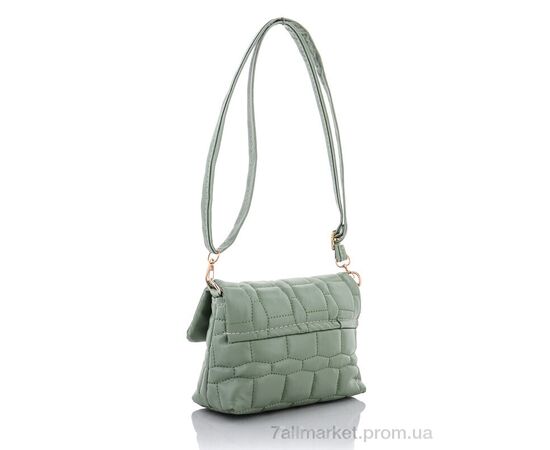Жіноча сумка 1208-2 green 15*20*8 см, "David Polo" недорого оптом від прямого постачальника, зображення 2