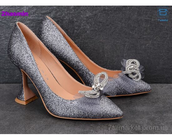 Туфлі жіночі стильні Весна/осінь 02-7-8-12 (6 пар р.36-40) "Zhasmin" недорого оптом від прямого постачальника, зображення 2