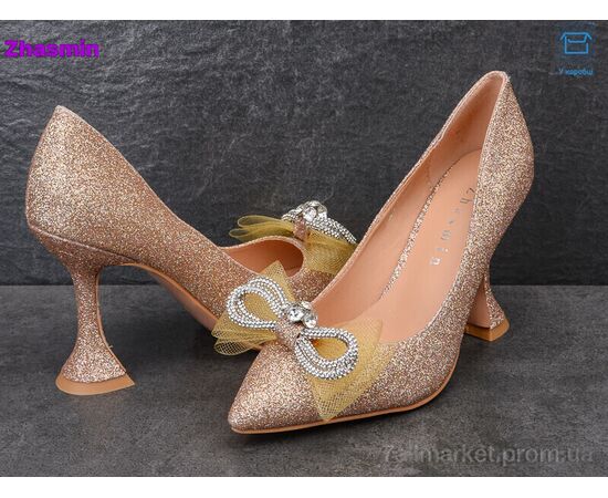 Туфлі жіночі стильні Весна/осінь 02-7-9-HY5 (6 пар р.36-40) "Zhasmin" недорого оптом від прямого постачальника, зображення 2