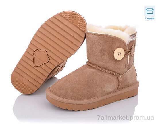 Фотография Угги детские утепленные зима MS3352 рудий з. (10 пар р.27-36) "КалориЯ" недорого оптом от прямого поставщика, изображение 2