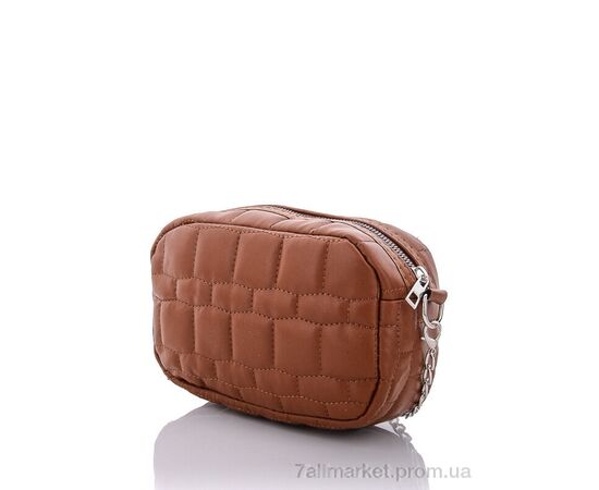 Жіноча сумка 2021-6 brown 13*18*7 см, "David Polo" недорого оптом від прямого постачальника, зображення 2
