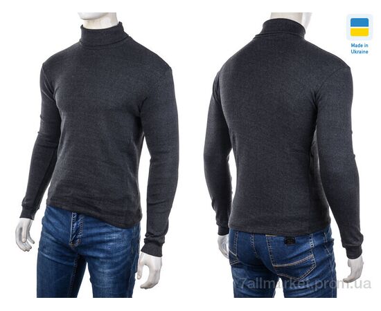 Гольфи чоловічі Весна/осінь Гольф чол.т.сірий 2XL (2 шт. р.сіткаOne size) "VIOLA" недорого оптом від прямого постачальника, зображення 3