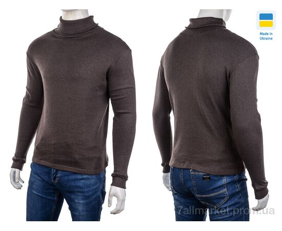 Гольфи чоловічі Весна/осінь Гольф чол.коричневий 3XL (2 шт. р.сіткаOne size) "VIOLA" недорого оптом від прямого постачальника, зображення 3