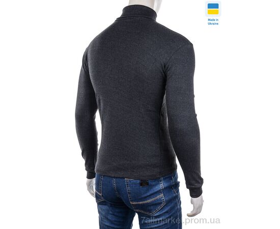 Гольфи чоловічі Весна/осінь Гольф чол.т.сірий 5XL (2 шт. р.сіткаOne size) "VIOLA" недорого оптом від прямого постачальника, зображення 2