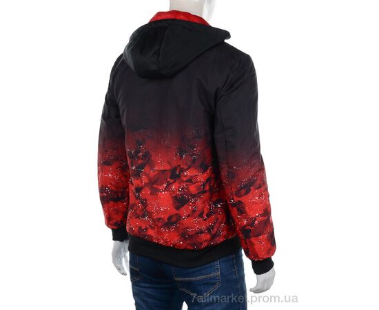 Куртка чоловіча Весна/осінь GM2223 red (4 шт. р.сіткаL-3XL) "M7" недорого оптом від прямого постачальника, зображення 2