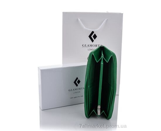 Фотография Кошелек женский DV01-951 green 9*18*2 см, "GLAMORTA" недорого оптом от прямого поставщика, изображение 3