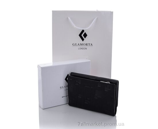 Гаманець чоловічий B026-36 black 10*14*2 см, "GLAMORTA" недорого оптом від прямого постачальника, зображення 2