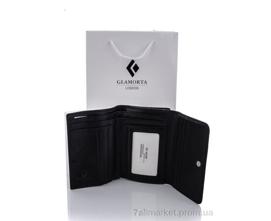 Гаманець чоловічий B026-36 black 10*14*2 см, "GLAMORTA" недорого оптом від прямого постачальника, зображення 3