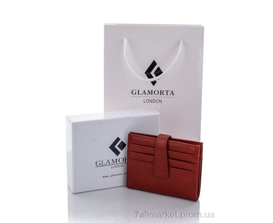 Гаманець чоловічий DV01-10 red 8*10*2 см, "GLAMORTA" недорого оптом від прямого постачальника, зображення 2