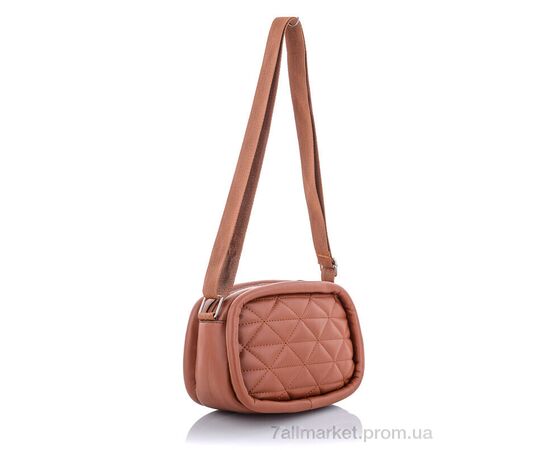 Жіноча сумка 2024-1 brown 13*18*7 см, "David Polo" недорого оптом від прямого постачальника, зображення 2
