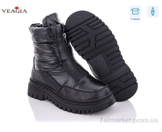 Дутики жіночі утеплені Зима YFS23-1 (6 пар р.36-41) "Veagia-ADA" недорого оптом від прямого постачальника, зображення 2