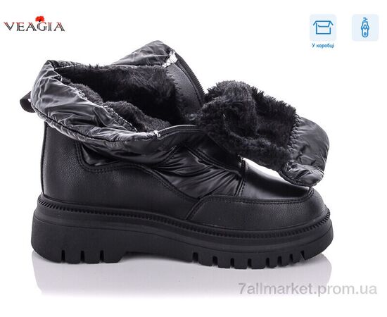 Дутики жіночі утеплені Зима YFS23-1 (6 пар р.36-41) "Veagia-ADA" недорого оптом від прямого постачальника, зображення 3