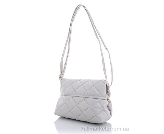 Жіноча сумка 2038-5 grey 14*21*10 см, "David Polo" недорого оптом від прямого постачальника, зображення 2