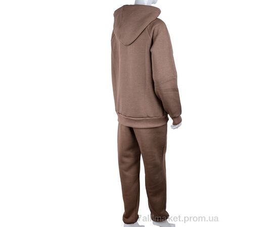 Спортивний костюм жіночий Весна/осінь 3015 l.brown (4 шт. р.сіткаXL-4XL) "Ledi-Sharm" недорого оптом від прямого постачальника, зображення 2