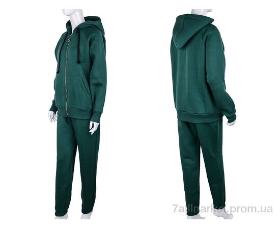 Спортивний костюм жіночий Весна/осінь 3015 green (4 шт. р.сіткаXL-4XL) "Ledi-Sharm" недорого оптом від прямого постачальника, зображення 3
