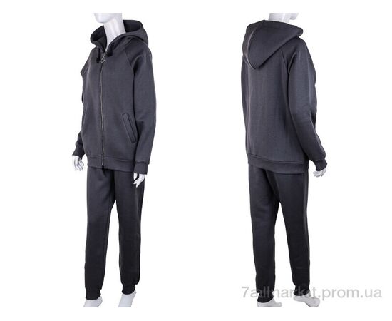 Спортивний костюм жіночий Весна/осінь 3015 grey (4 шт. р.сіткаXL-4XL) "Ledi-Sharm" недорого оптом від прямого постачальника, зображення 3