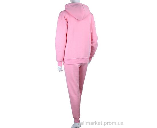 Спортивний костюм жіночий Весна/осінь 3013 pink (3 шт. р.сіткаS-L) "Ledi-Sharm" недорого оптом від прямого постачальника, зображення 2