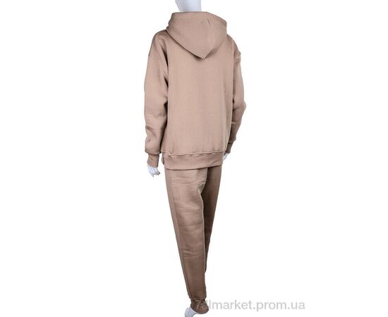 Спортивний костюм жіночий Весна/осінь 3007 beige (3 шт. р.сіткаS-L) "Ledi-Sharm" недорого оптом від прямого постачальника, зображення 2