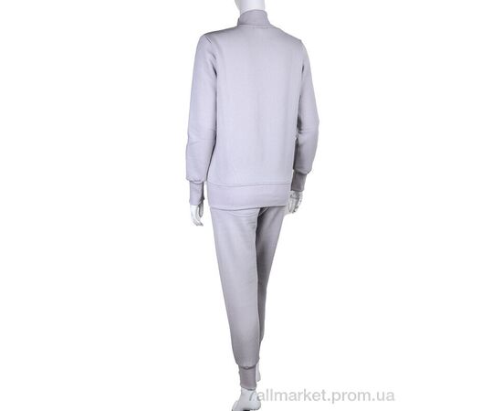 Спортивний костюм жіночий Весна/осінь 3041 grey (3 шт. р.сіткаS-L) "Ledi-Sharm" недорого оптом від прямого постачальника, зображення 2