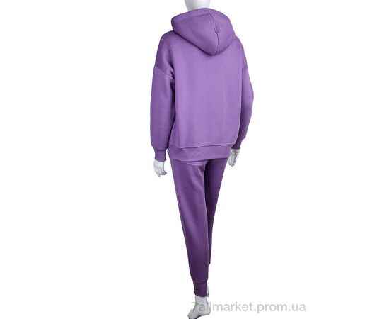Спортивний костюм жіночий Весна/осінь 3007 violet (4 шт. р.сіткаS-XL) "Ledi-Sharm" недорого оптом від прямого постачальника, зображення 2