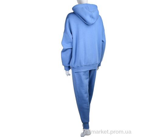 Спортивний костюм жіночий Весна/осінь 3007 blue (4 шт. р.сіткаS-XL) "Ledi-Sharm" недорого оптом від прямого постачальника, зображення 2