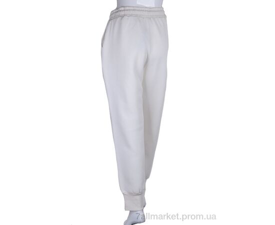 Спортивні штани жіночі Весна/осінь 5002 white (3 шт. р.сіткаS-L) "Ledi-Sharm" недорого оптом від прямого постачальника, зображення 2